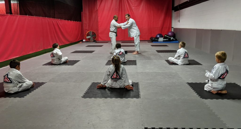 Kids Class osotogari demo at Living Art Brazilian Jiu Jitsu